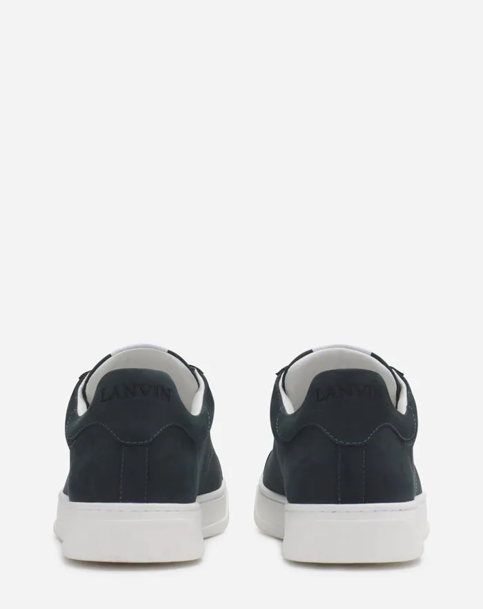 Men Lanvin Sneakers Suede Ddb0 Sneakers Navy Blue
