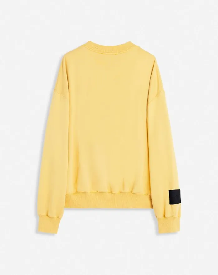Men Lanvin Socks Lanvin X Future Unisex Loosefit Printed Sweatshirt Corn Men Lanvin Socks Lanvin X Future Unisex Loosefit Printed Sweatshirt Corn