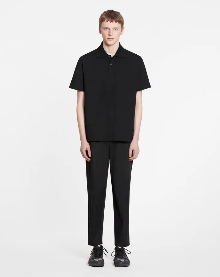 Men Lanvin Tshirts and Polos Classic Polo Shirt Black