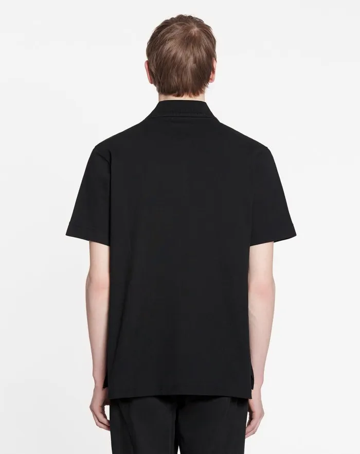 Men Lanvin Tshirts and Polos Classic Polo Shirt Black