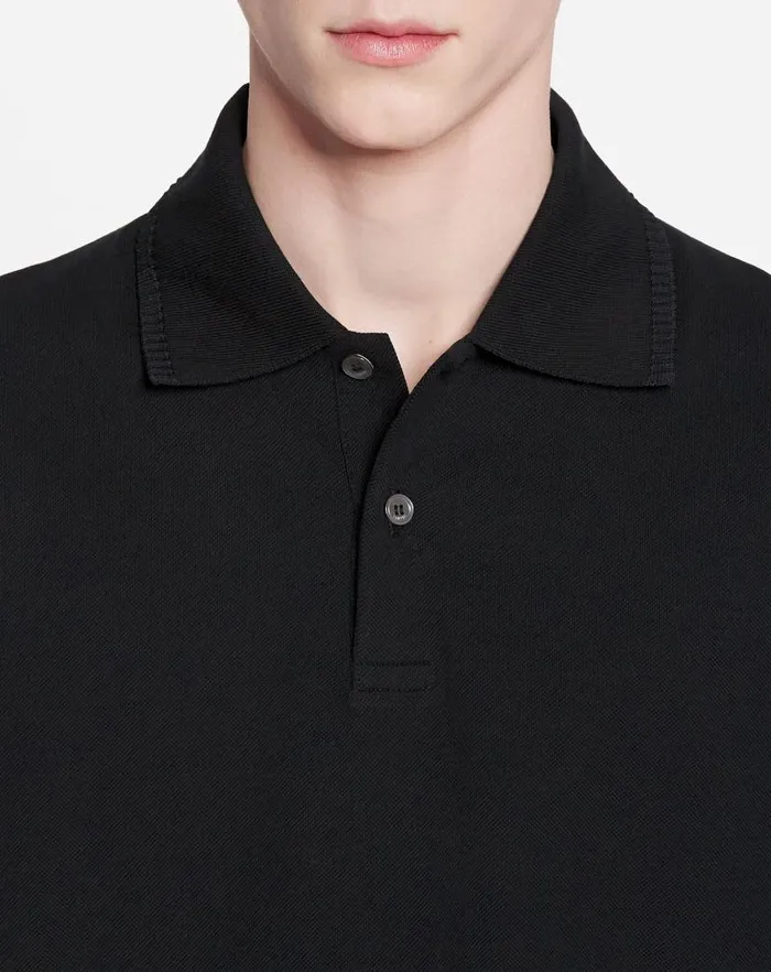 Men Lanvin Tshirts and Polos Classic Polo Shirt Black