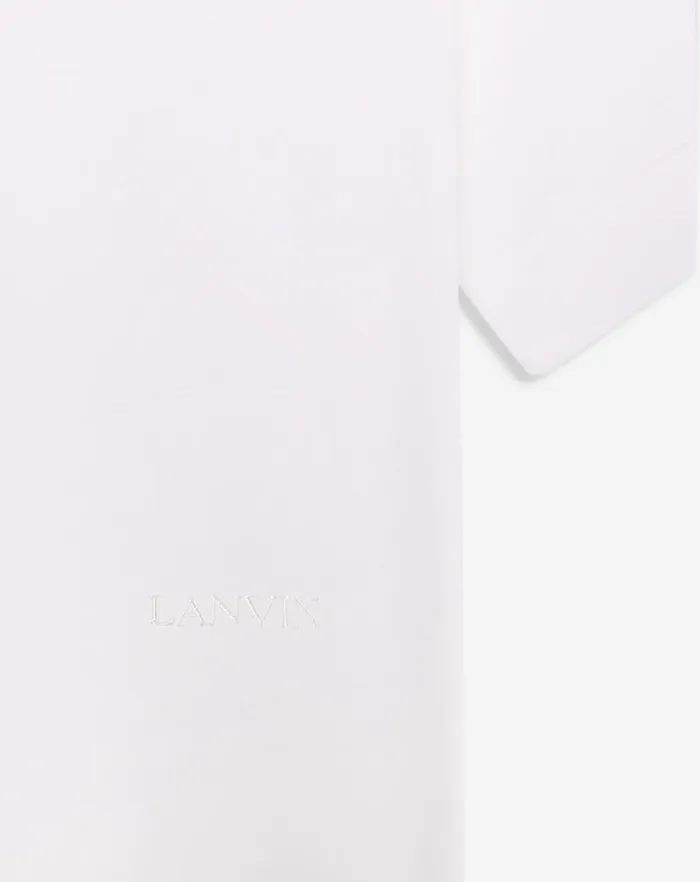 Men Lanvin Tshirts and Polos Classic Polo Shirt Optical White