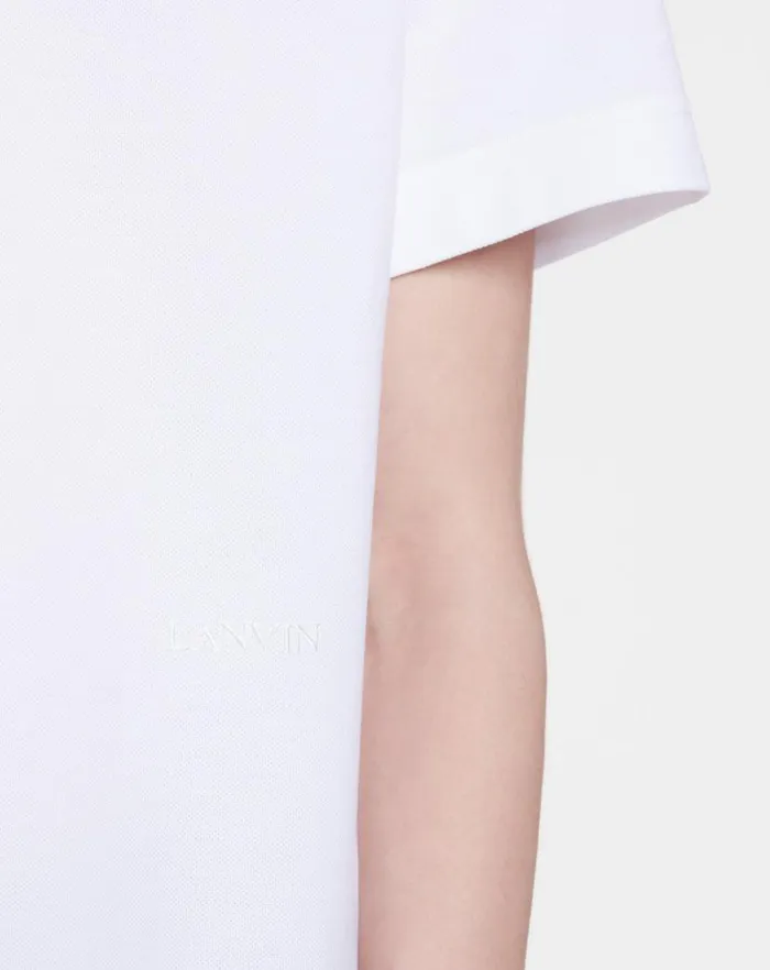 Men Lanvin Tshirts and Polos Classic Polo Shirt Optical White