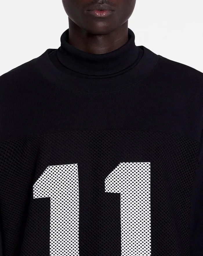 Men Lanvin Tshirts and Polos Lanvin X Future Loosefit Mesh Tshirt Black Men Lanvin Tshirts and Polos Lanvin X Future Loosefit Mesh Tshirt Black