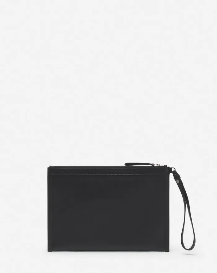 Men Lanvin Wallets and Small Leather Goods Lanvin X Future Leather Clutch With Pins Blackmulticolour Men Lanvin Wallets and Small Leather Goods Lanvin X Future Leather Clutch With Pins Blackmulticolour