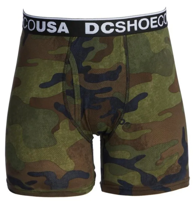 Men Other Accessories DC Men039s The Performer 2Pack Boxer Briefs Dc Woodland Camo Black