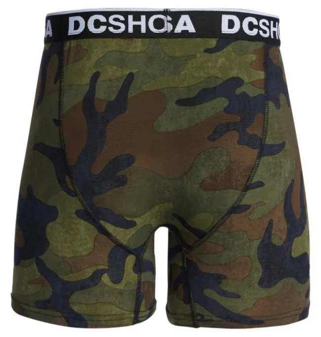 Men Other Accessories DC Men039s The Performer 2Pack Boxer Briefs Dc Woodland Camo Black