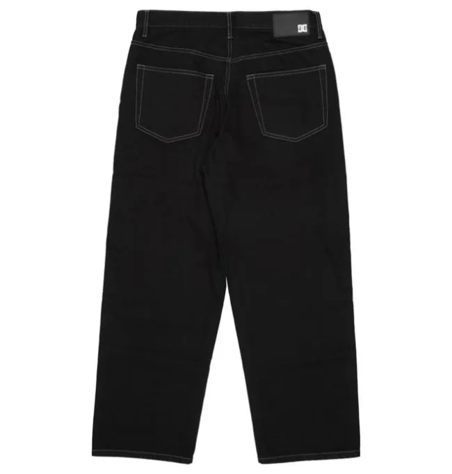 Men Pants DC Men039s Worker Baggy Fit Jeans Raw Black Men Pants DC Men039s Worker Baggy Fit Jeans Raw Black