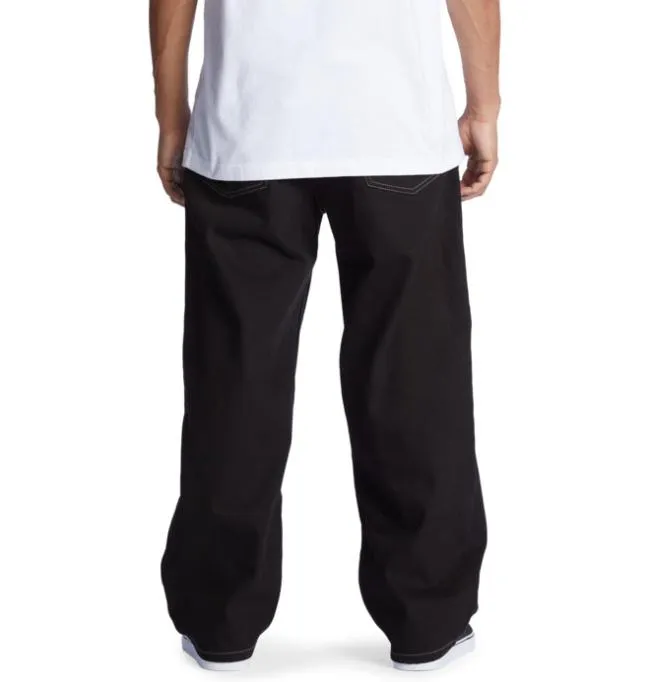 Men Pants DC Men039s Worker Baggy Fit Jeans Raw Black Men Pants DC Men039s Worker Baggy Fit Jeans Raw Black
