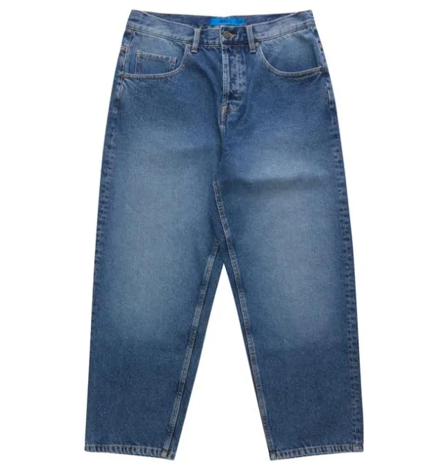 Men Pants DC Men039s Worker Baggy Jeans Medium Indigo