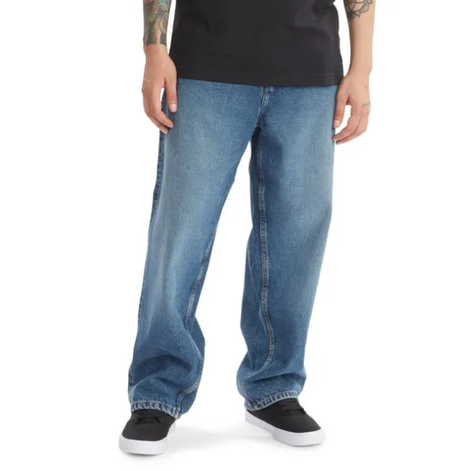 Men Pants DC Men039s Worker Baggy Jeans Medium Indigo Men Pants DC Men039s Worker Baggy Jeans Medium Indigo