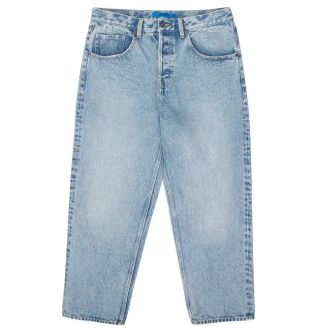 Men Pants DC Men039s Worker Indigo Vintage Wash Baggy Fit Jeans Indigo Vintage Wash