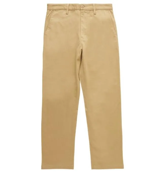 Men Pants DC Men039s Worker Relaxed Fit Chino Pants Incense