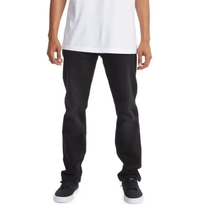 Men Pants DC Men039s Worker Straight Fit Jeans Black Wash Men Pants DC Men039s Worker Straight Fit Jeans Black Wash