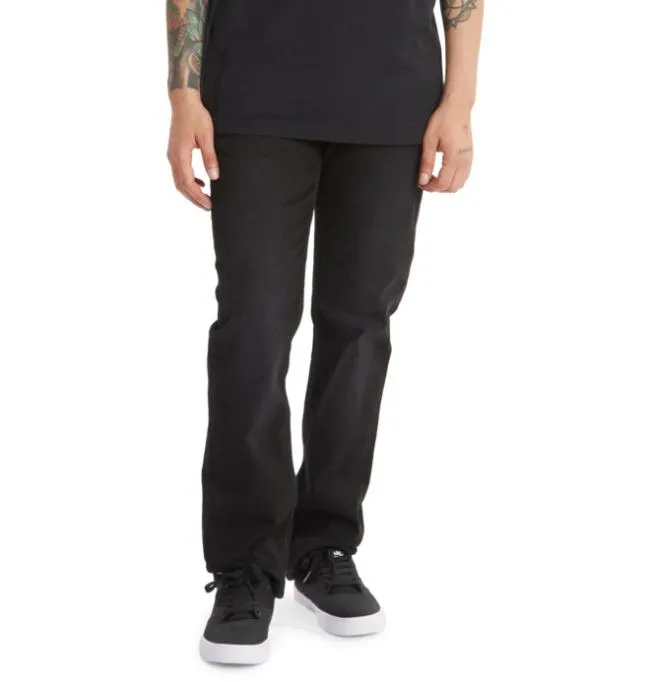 Men Pants DC Men039s Worker Straight Fit Jeans Black Wash Men Pants DC Men039s Worker Straight Fit Jeans Black Wash