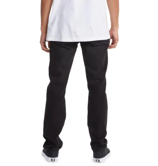 Men Pants DC Men039s Worker Straight Fit Jeans Black Wash Men Pants DC Men039s Worker Straight Fit Jeans Black Wash