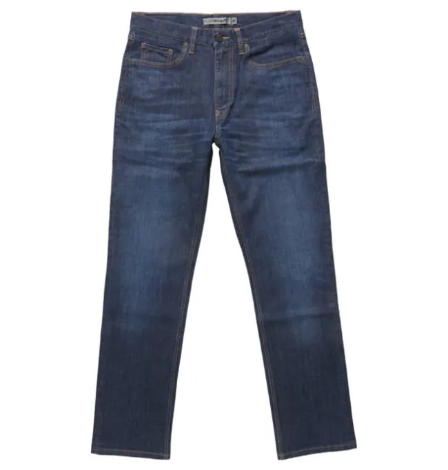 Men Pants DC Men039s Worker Straight Fit Jeans Dark Stone