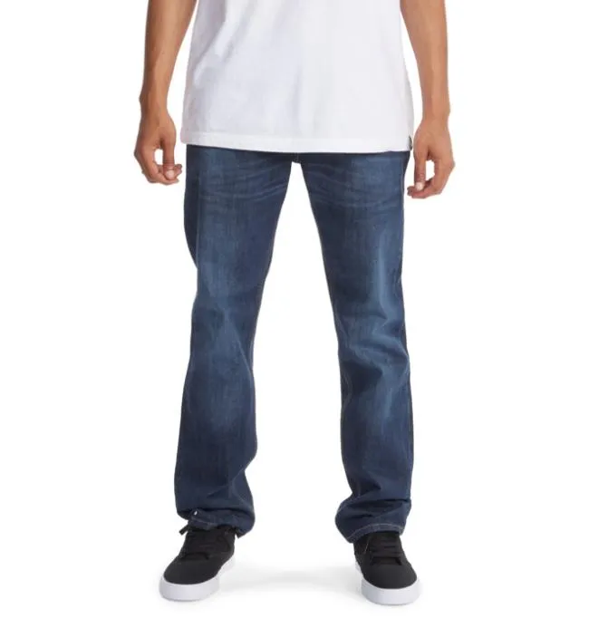 Men Pants DC Men039s Worker Straight Fit Jeans Dark Stone Men Pants DC Men039s Worker Straight Fit Jeans Dark Stone