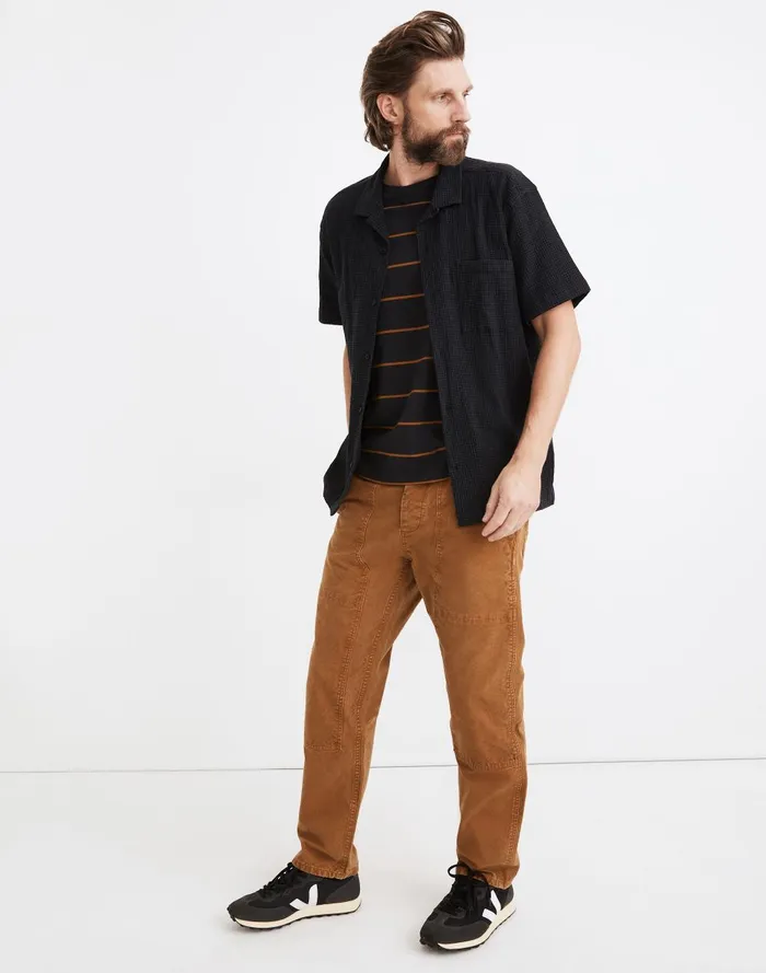 Men Pants Madewell Relaxed Straight Workwear Pants