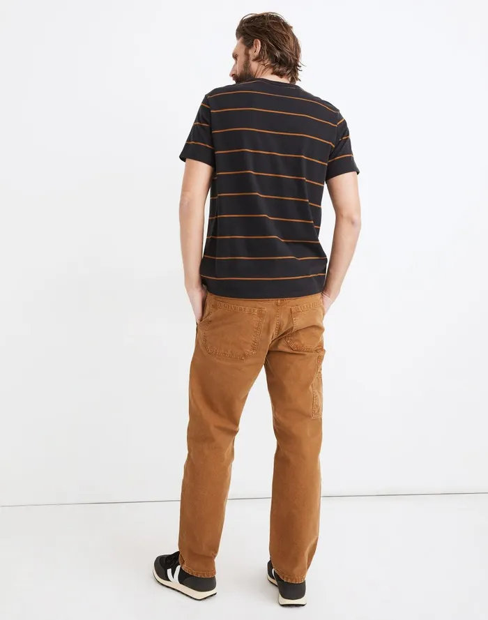 Men Pants Madewell Relaxed Straight Workwear Pants