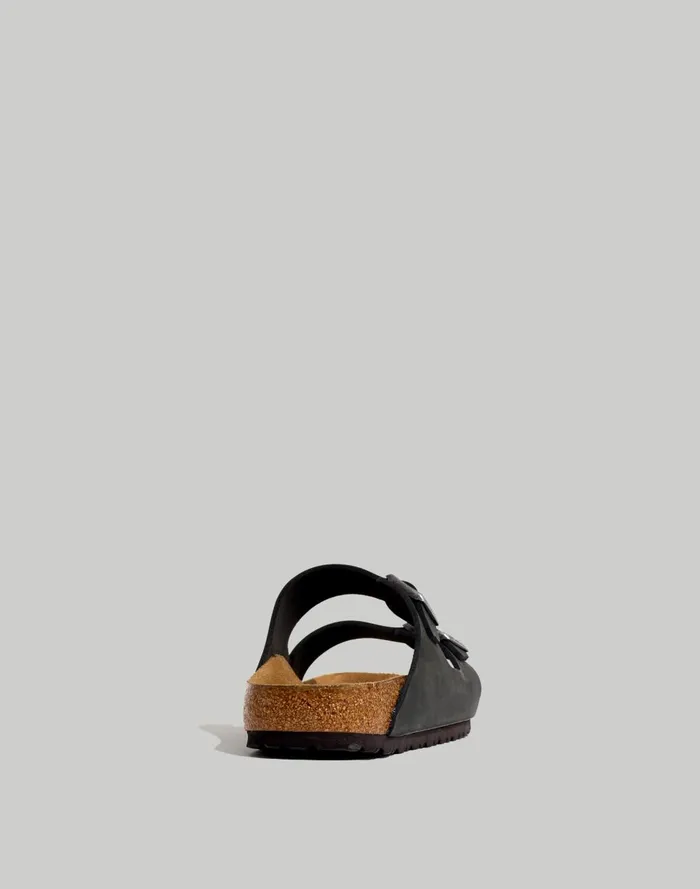 Men Sandals Madewell Birkenstock Arizona Soft Footbed Sandals In Oiled Leather