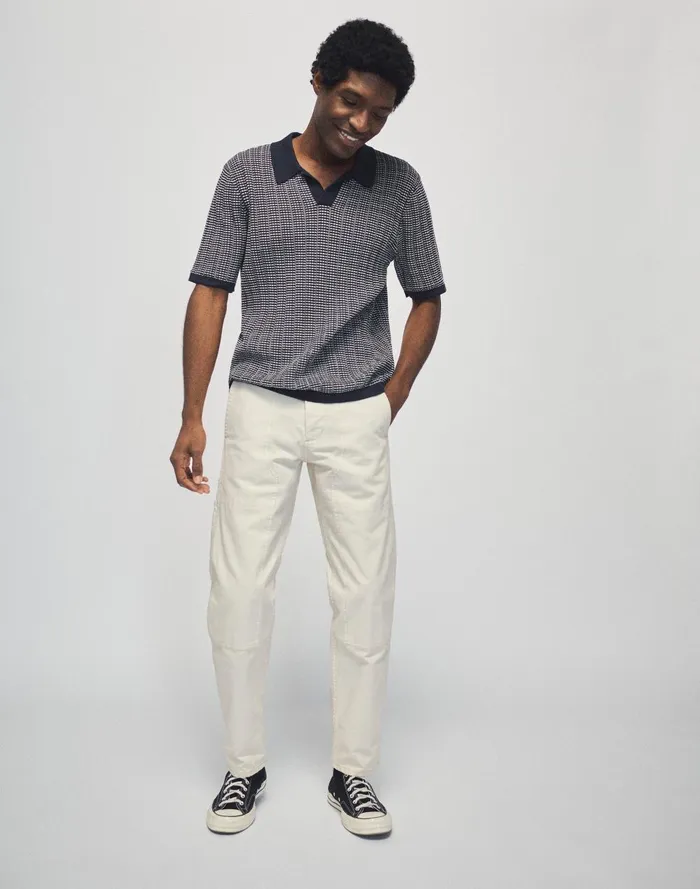 Men Shirts Madewell JohnnyCollar ShortSleeve Sweater Polo