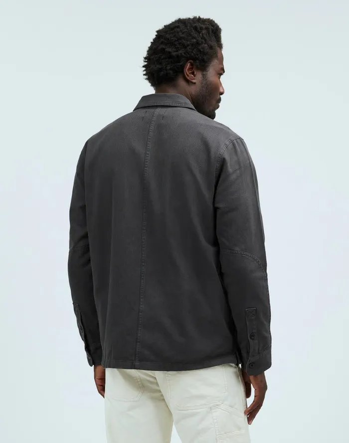 Men Shirts Madewell Straight Hem GarmentDyed Work Shirt