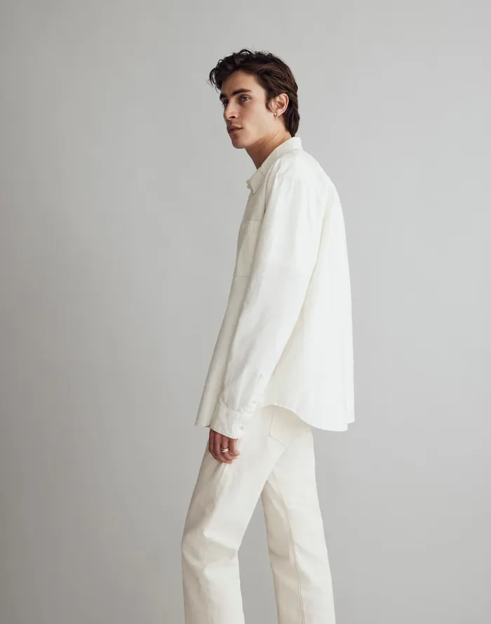 Men Shirts Madewell The VintageWorn Oxford Shirt