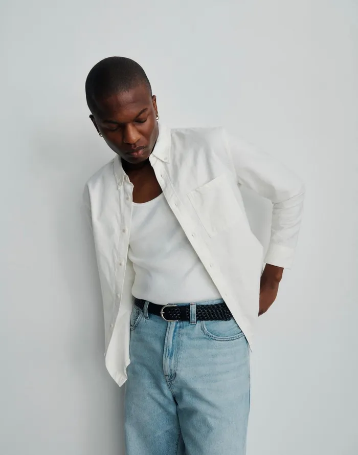 Men Shirts Madewell The VintageWorn Oxford Shirt