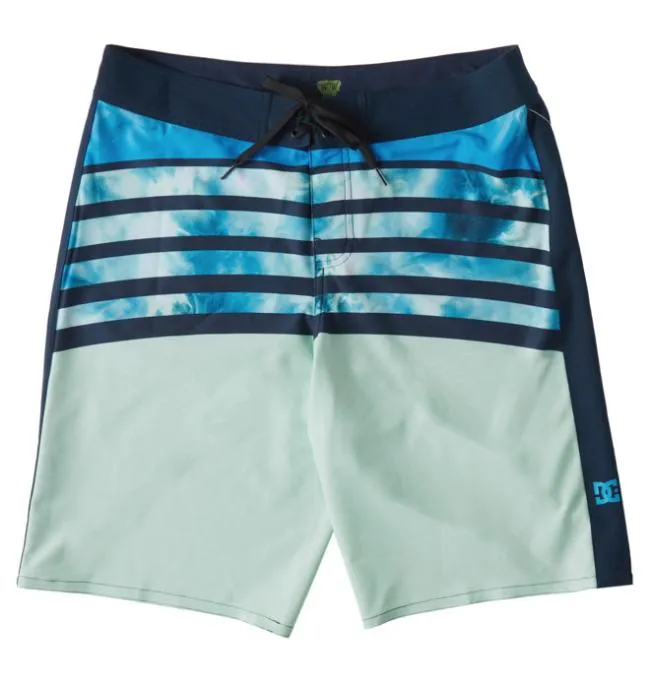 Men Shorts DC Men039s Tight Lock 21quot Boardshorts Columbia Ice Dye