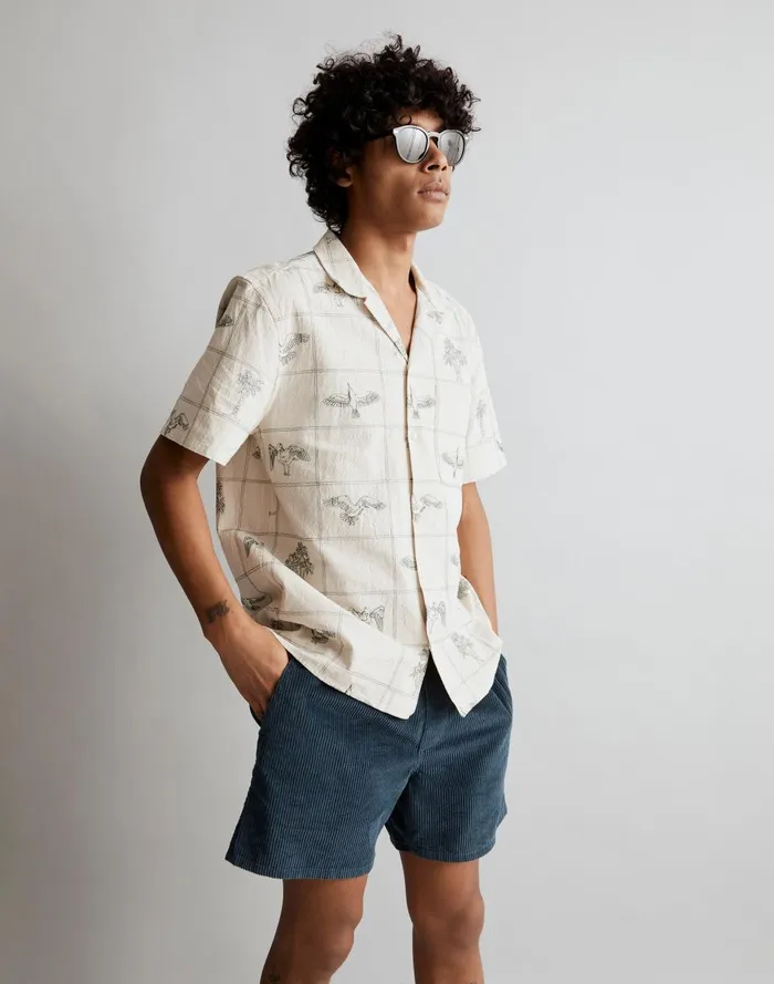 Men Shorts Madewell 5 12034 Corduroy Everywear Shorts
