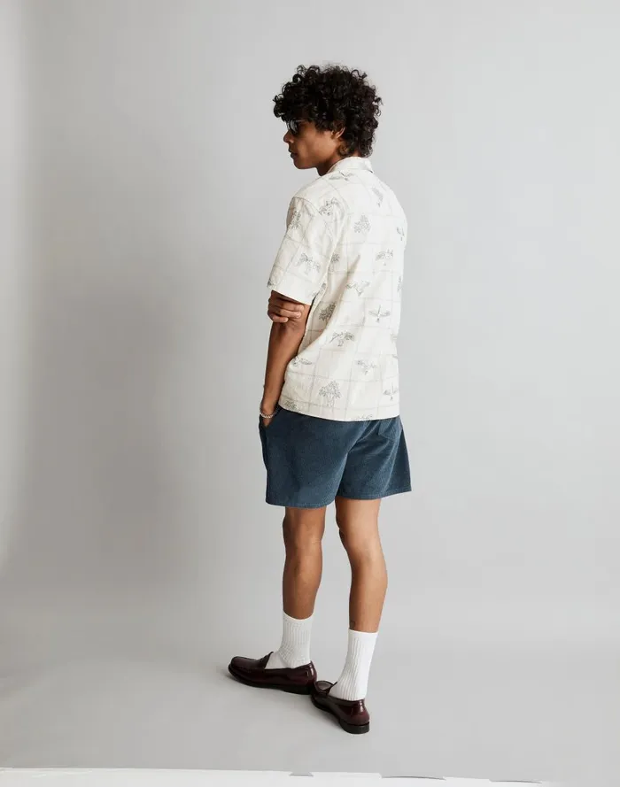 Men Shorts Madewell 5 12034 Corduroy Everywear Shorts