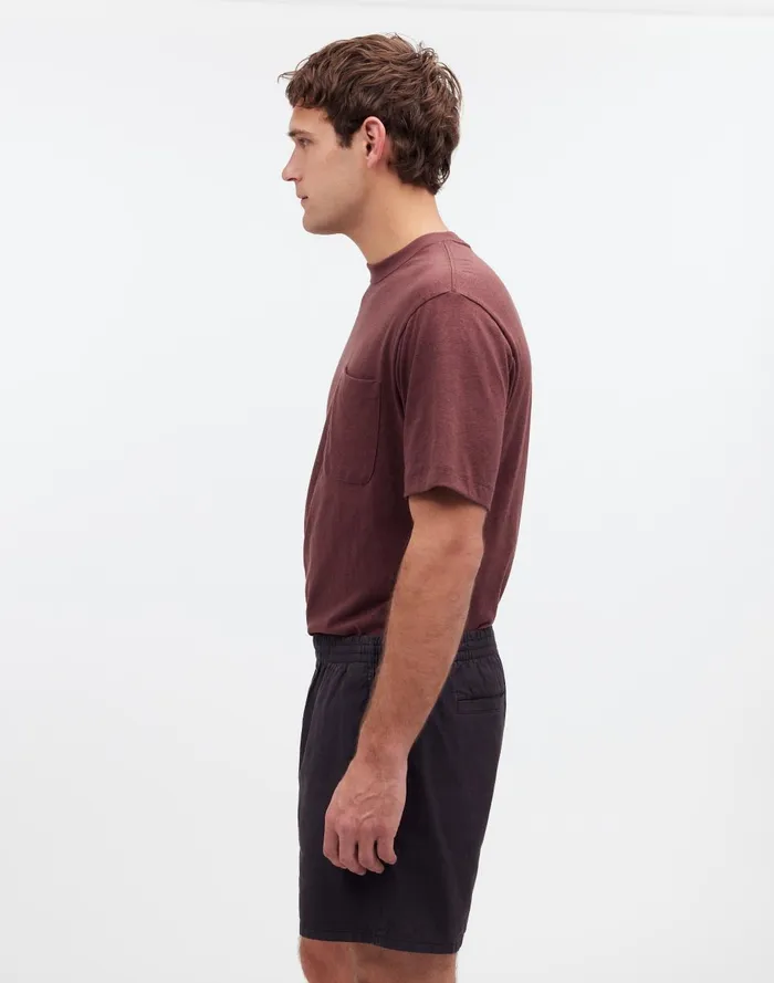 Men Shorts Madewell CottonHemp Blend Everywear Shorts