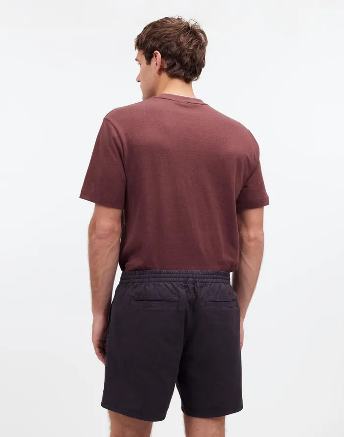 Men Shorts Madewell CottonHemp Blend Everywear Shorts
