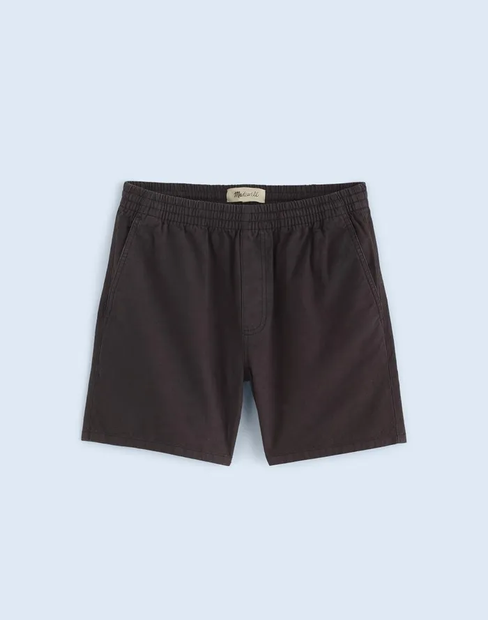 Men Shorts Madewell CottonHemp Blend Everywear Shorts