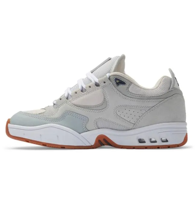 Men Skate DC Men039s Cafe X DC Kalis OG Shoes Light Grey