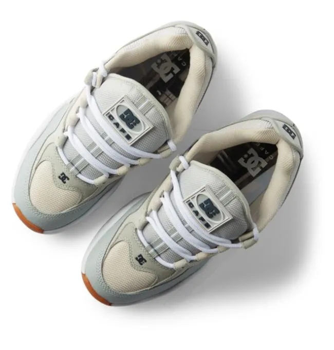 Men Skate DC Men039s Cafe X DC Kalis OG Shoes Light Grey