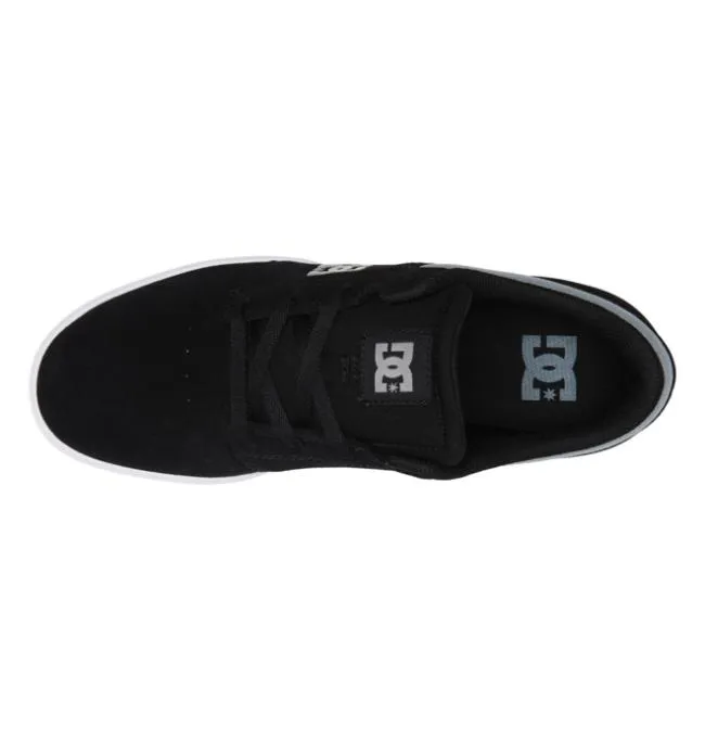 Men Skate DC Men039s Crisis 2 Shoes BlackBlackGrey Men Skate DC Men039s Crisis 2 Shoes BlackBlackGrey