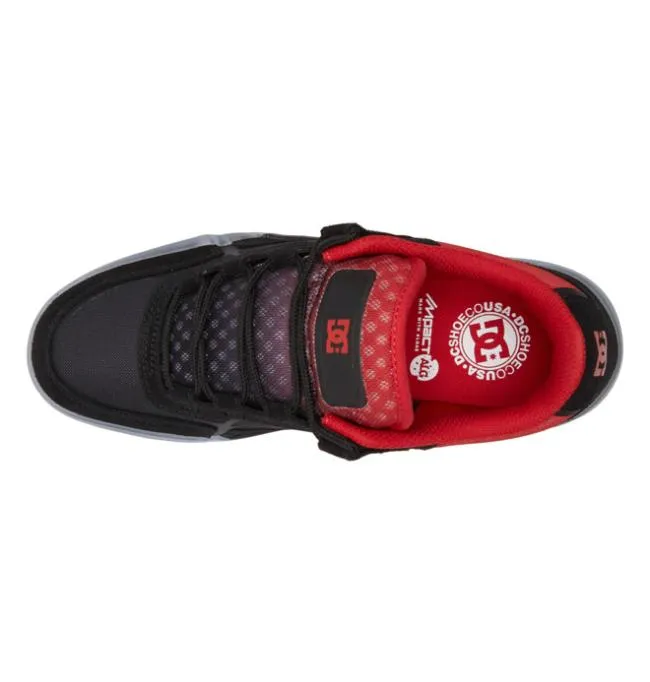 Men Skate DC Men039s DC Metric Skate Shoes BlackRed Men Skate DC Men039s DC Metric Skate Shoes BlackRed