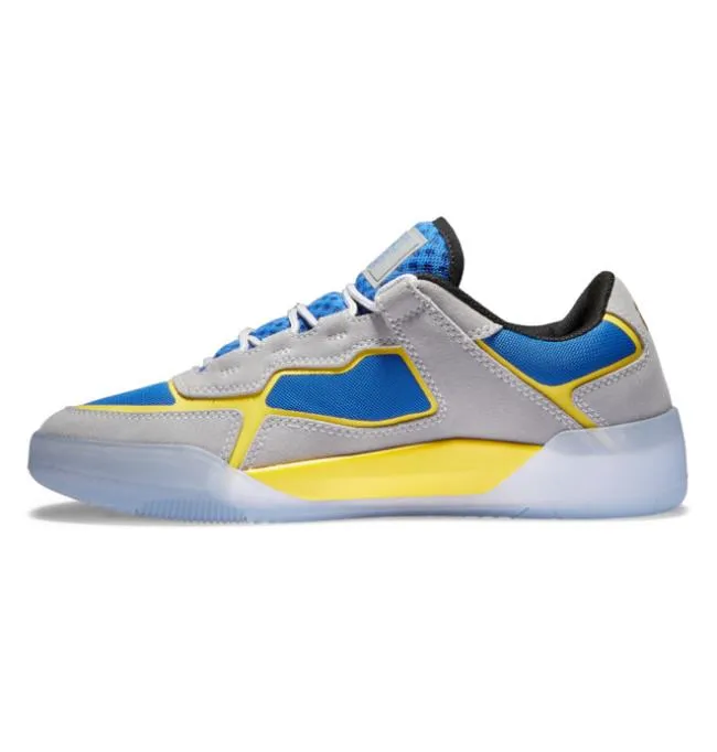 Men Skate DC Men039s Hongo X DC Metric Shoes GreyBlueYellow Men Skate DC Men039s Hongo X DC Metric Shoes GreyBlueYellow