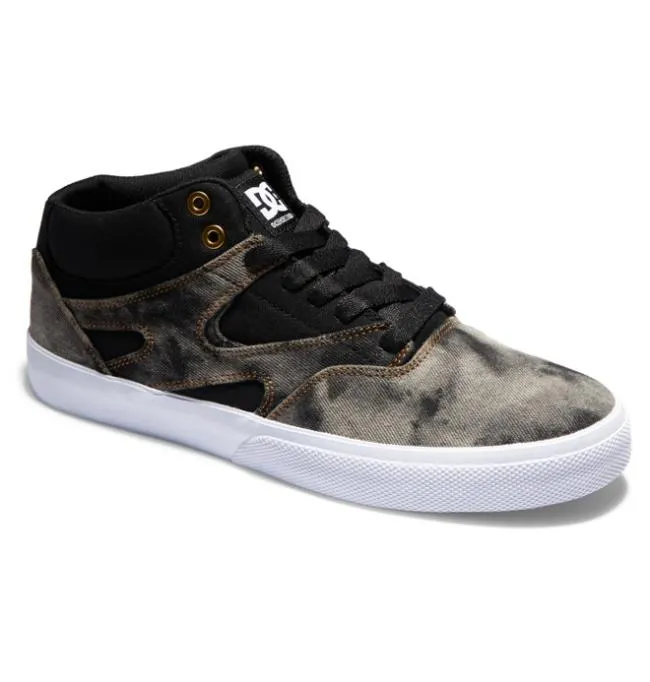 Men Skate DC Men039s Kalis Vulc MID MidTop Shoes Black Denim Men Skate DC Men039s Kalis Vulc MID MidTop Shoes Black Denim