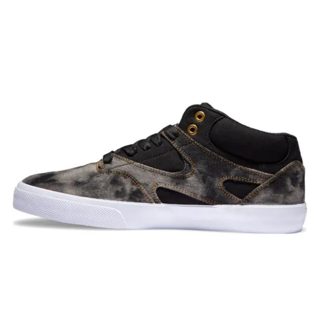 Men Skate DC Men039s Kalis Vulc MID MidTop Shoes Black Denim Men Skate DC Men039s Kalis Vulc MID MidTop Shoes Black Denim