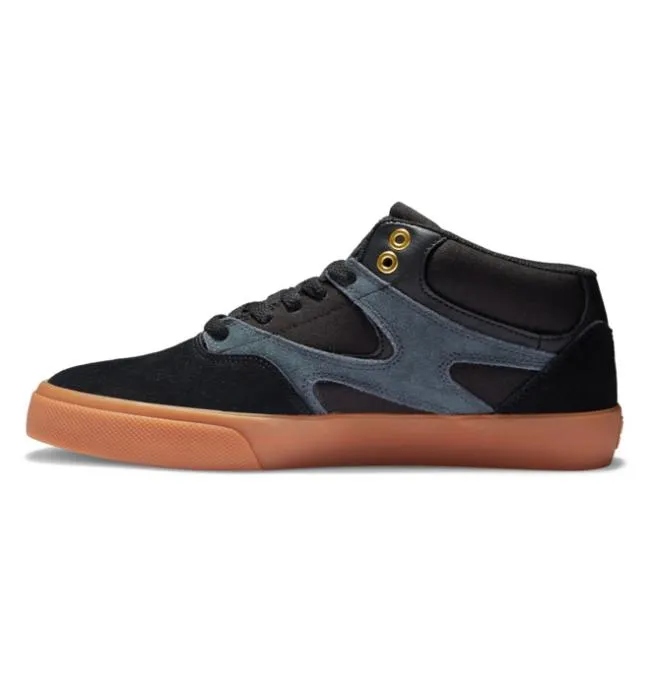 Men Skate DC Men039s Kalis Vulc MidTop Skate Shoes BlackGum Men Skate DC Men039s Kalis Vulc MidTop Skate Shoes BlackGum