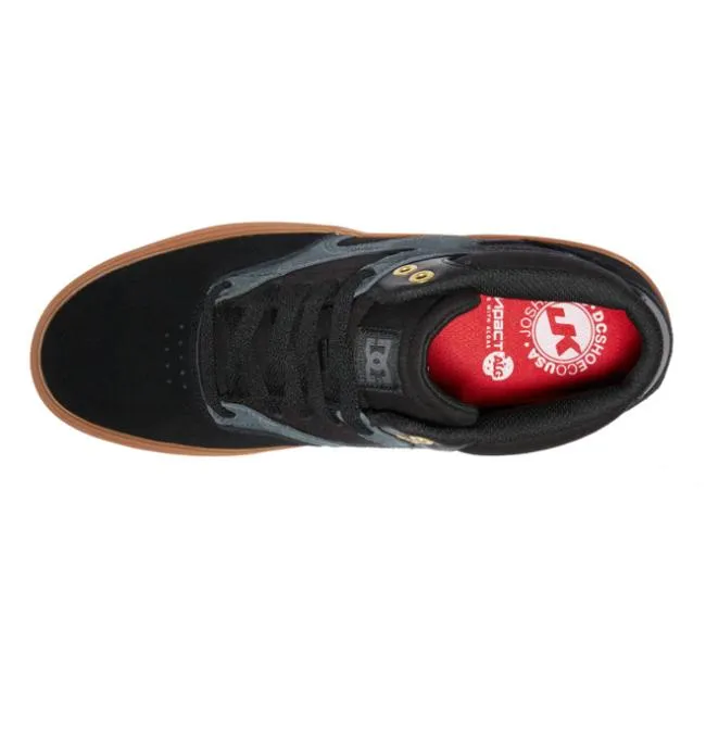 Men Skate DC Men039s Kalis Vulc MidTop Skate Shoes BlackGum Men Skate DC Men039s Kalis Vulc MidTop Skate Shoes BlackGum