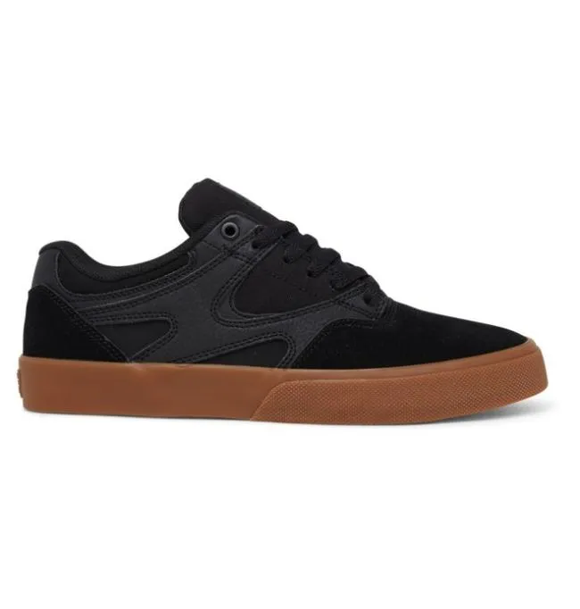 Men Skate DC Men039s Kalis Vulc Shoes BlackBlackGum
