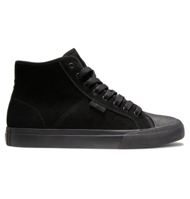 Men Skate DC Men039s Manual HI RT High Top Skate Shoes BlackBattleshipBlack