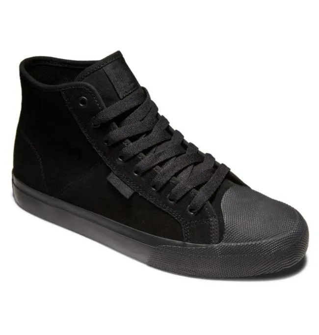 Men Skate DC Men039s Manual HI RT High Top Skate Shoes BlackBattleshipBlack Men Skate DC Men039s Manual HI RT High Top Skate Shoes BlackBattleshipBlack