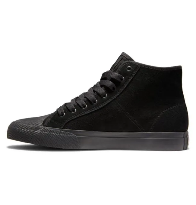 Men Skate DC Men039s Manual HI RT High Top Skate Shoes BlackBattleshipBlack Men Skate DC Men039s Manual HI RT High Top Skate Shoes BlackBattleshipBlack