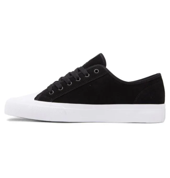 Men Skate DC Men039s Manual RT S Skate Shoes BlackWhite Men Skate DC Men039s Manual RT S Skate Shoes BlackWhite