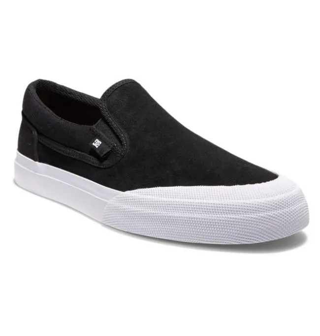Men Skate DC Men039s Manual RT SlipOn Skate Shoes BlackBlackWhite Men Skate DC Men039s Manual RT SlipOn Skate Shoes BlackBlackWhite